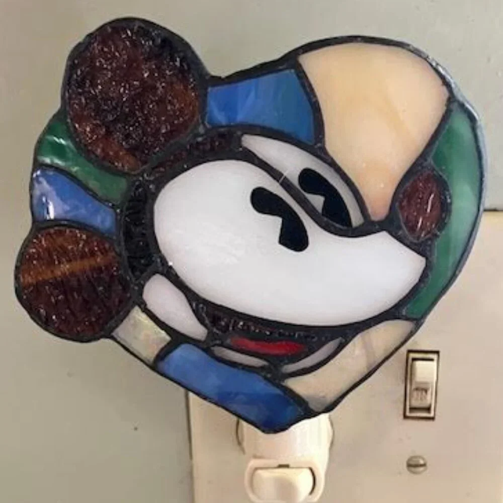 Stain class Mickey night light